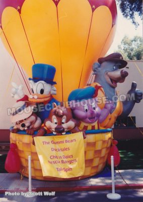 The Disney Afternoon inflatable welcomed employees to this celebration