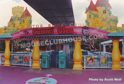 The Disneyland Motor Boat Cruise attraction was transformed into Motor Boat Cruise to Gummi Glen during the Disney Afternoon Live in 1991