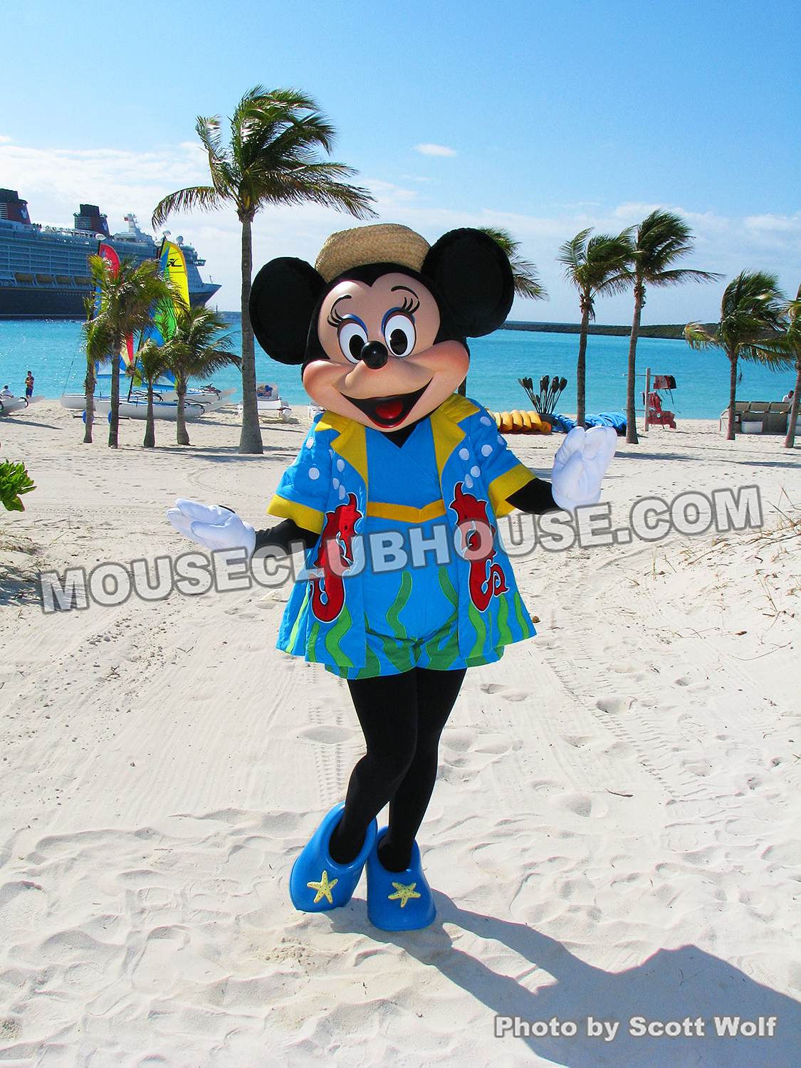 Minnie Mouse on Disney's Private Island, Castaway Cay