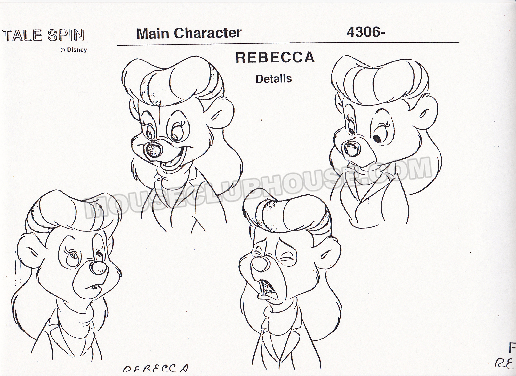 Rebecca details - I always thought it was amazing they got Sally Struthers to voice Rebecca, from one of the greatest sitcoms in history, All in the Family