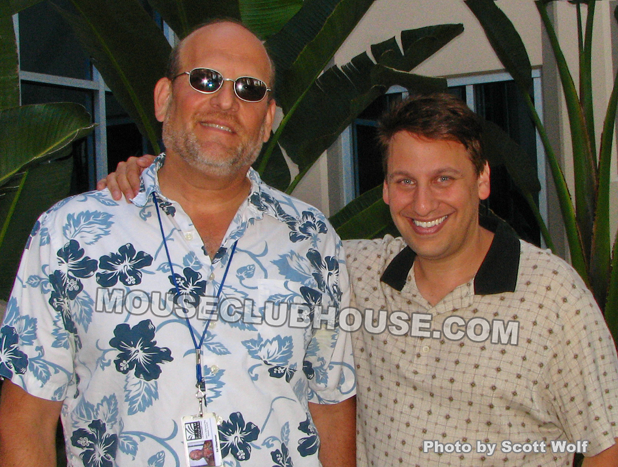 (left) Ed Ghertner, producer of TaleSpin and (right) Scott Wolf, assistant producer of TaleSpin