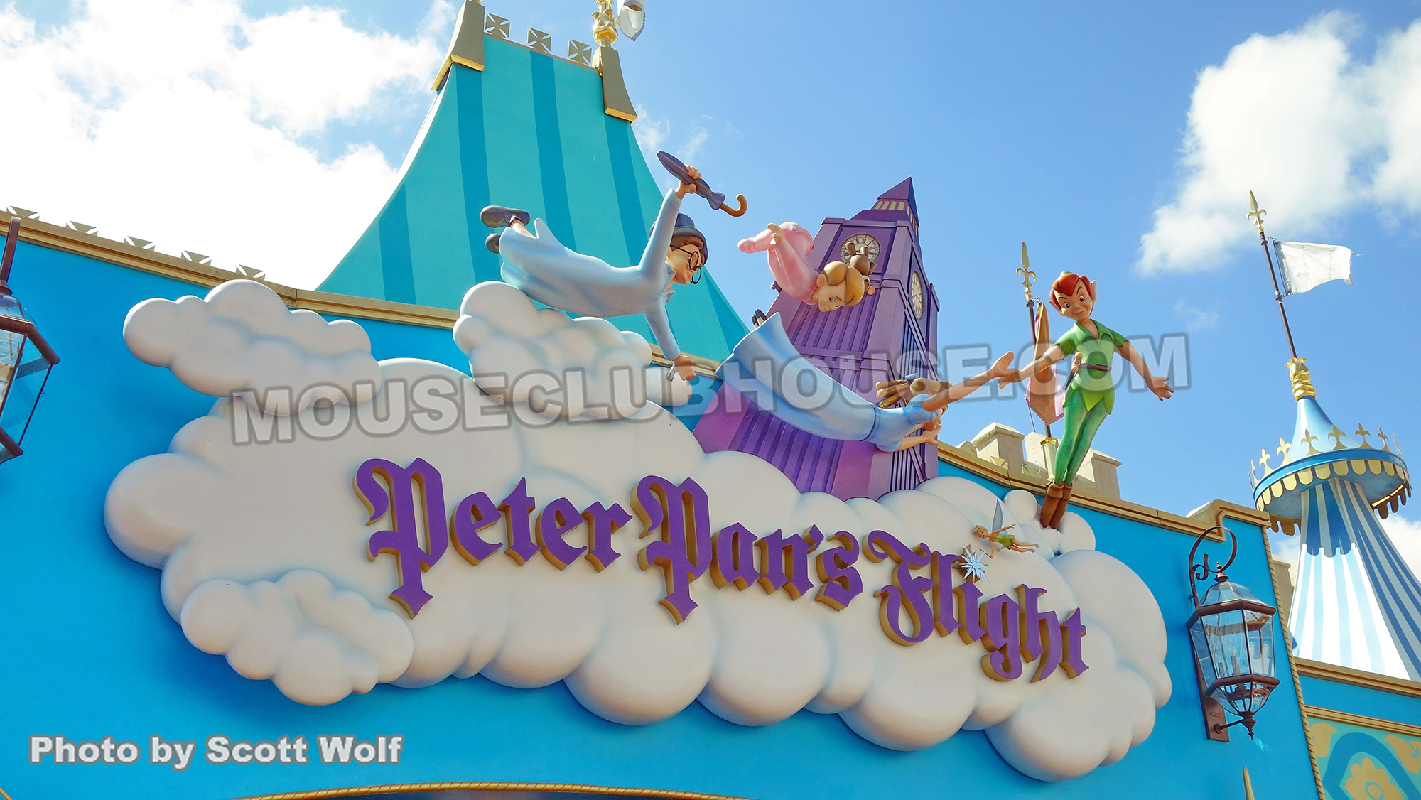 Peter Pan's Flight in the Magic Kingdom in Walt Disney World