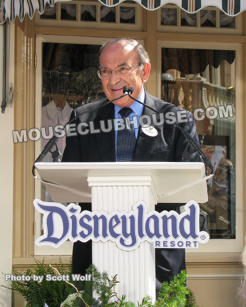 Here's a photo I took of Marty Sklar back in 2010