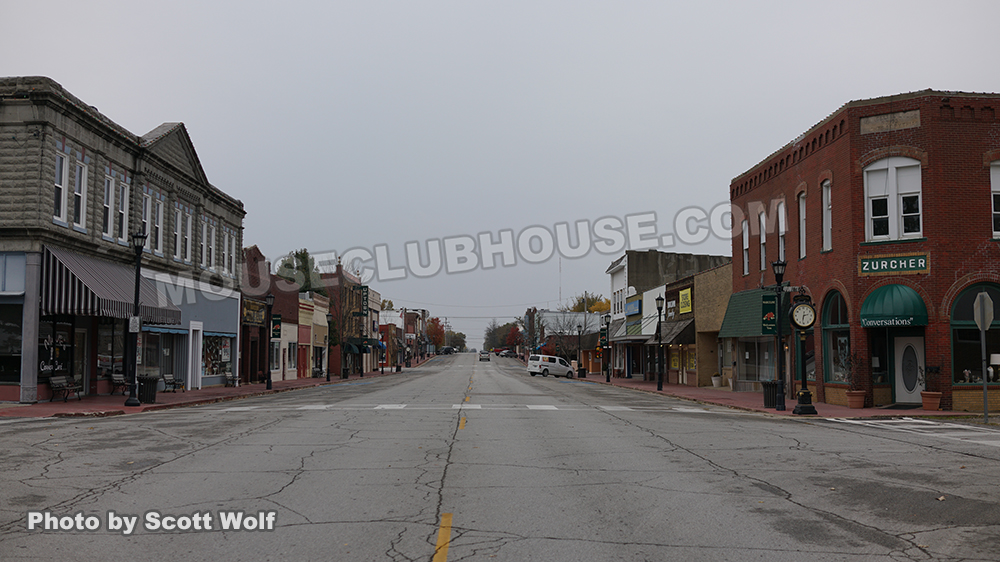 The Main Street of Walt Disney's youth in Marceline, Missouri
